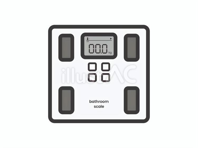 体重計03 体重計,ヘルスケア,アイコンのイラスト素材