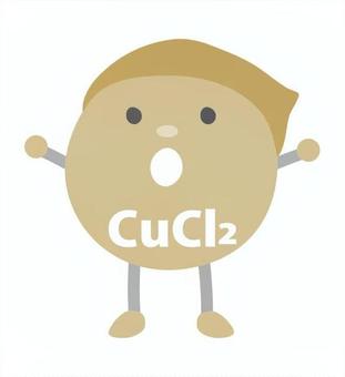 化学式_塩化銅 塩化銅,cucl2,擬人化,分子,化学式,キャラクター,かわいいのイラスト素材