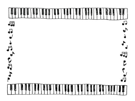 Illustration, piano, organ, keyboard, 