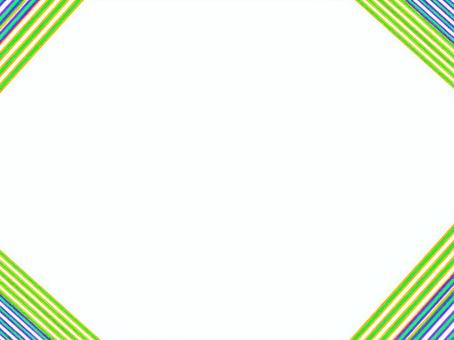 Illustration, four corners, multiple, line, 