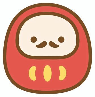 だるま だるま,ダルマ,達磨,正月,お正月,年賀状,年賀状素材,新年,1月,冬のイラスト素材