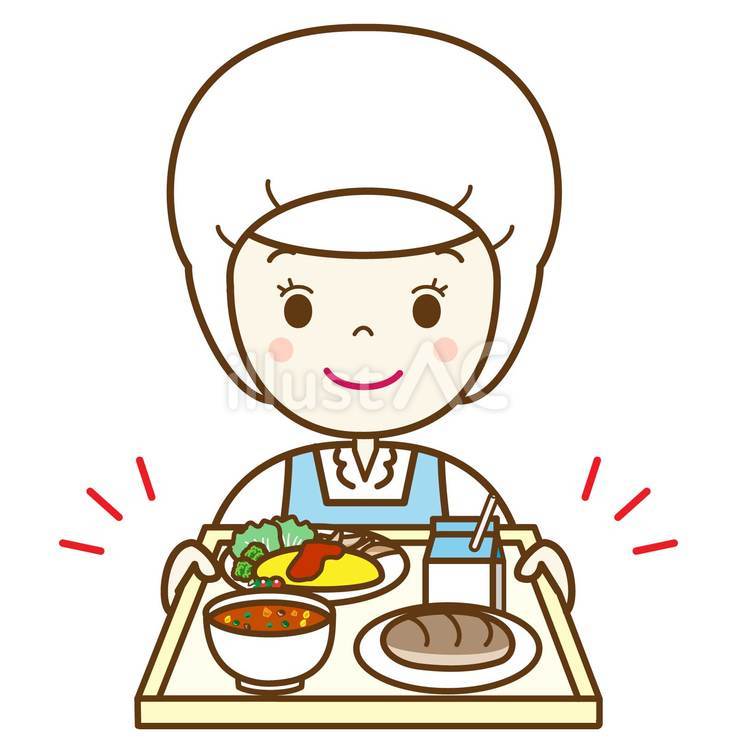調理員さん3 調理員,調理師,工場のイラスト素材
