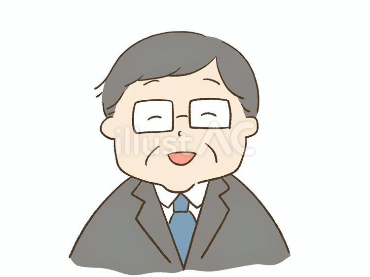 スーツを着た優しそうな男性 スーツ,男性,男のイラスト素材