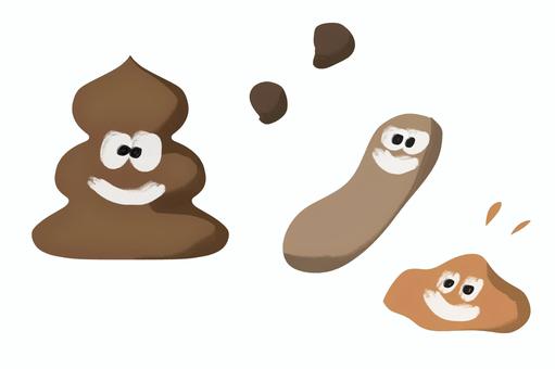 色々なうんこのキャラクターのイラスト 色々なうんこのキャラクターのイラスト うんこ,手書き,キャラクター,かわいい,臭い,排泄,排泄物,排便,快便,便のイラスト素材