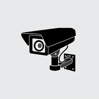 Security camera illustration Security camera illustration