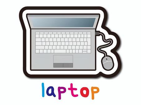 Illustration, laptop, computer, notebook pc, 