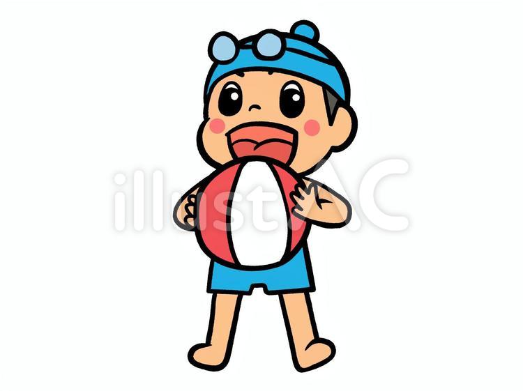 みずあそびたのしみ 水遊び,プール,海のイラスト素材