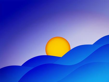 Sea at dawn, JPG and AI Sea at dawn, sea, breaking dawn, night, JPG and AI