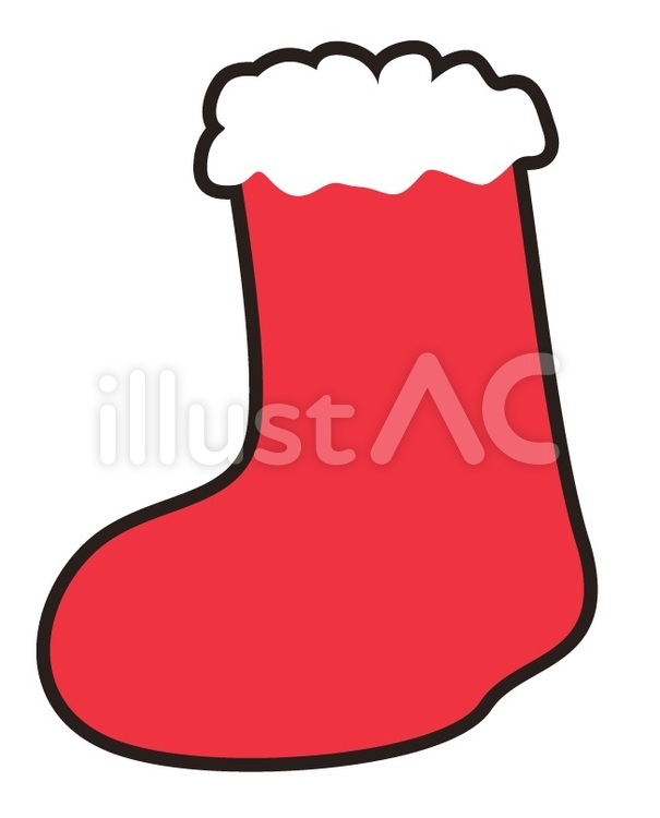 クリスマスくつした クリスマス,衣類,靴下のイラスト素材