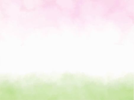 にじみたっぷり　ひな祭りカラーの背景