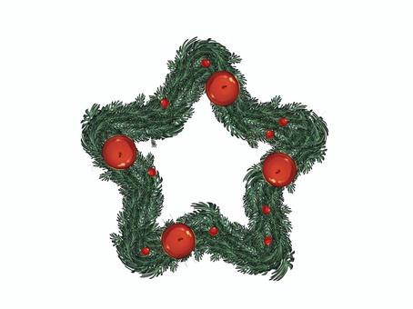 Star wreath, JPG and PNG Star wreath, star, lease, christmas, JPG and PNG