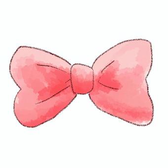 リボン リボン リボン,おしゃれ,フォーマル,水彩,鉛筆のイラスト素材