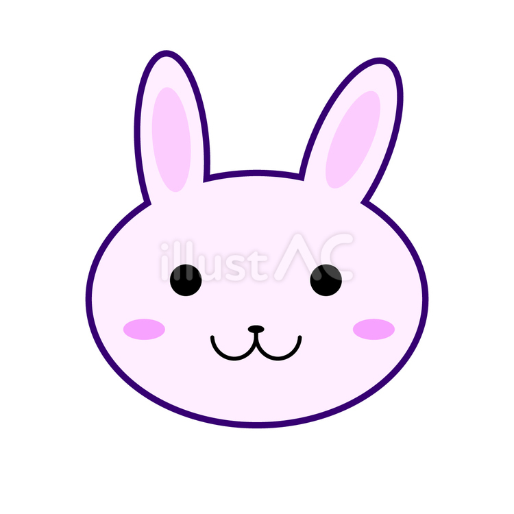 うさぎアイコン うさぎ,アイコン,動物のイラスト素材