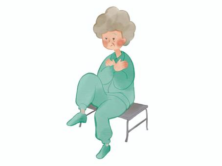Illustration, senior citizens, voluntary training, care, 