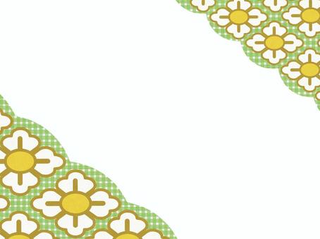 Japanese Modern NEW Hanabishi Girly Gingham Green, JPG and PNG Japanese Modern NEW Hanabishi Girly Gingham Green, frame, background, with, JPG and PNG