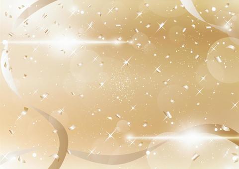 gorgeous gold confetti and ribbons, JPG gorgeous gold confetti and ribbons, confetti, ribbon, gorgeous, JPG
