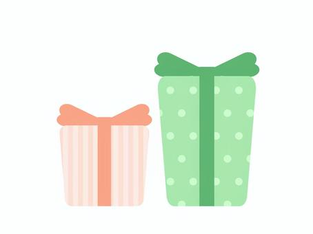 Illustration, présent, un cadeau, evénement, 