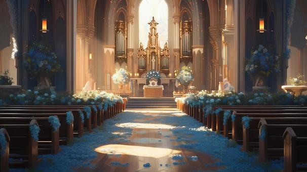 Illustration, church, christianity, pipe organ, 