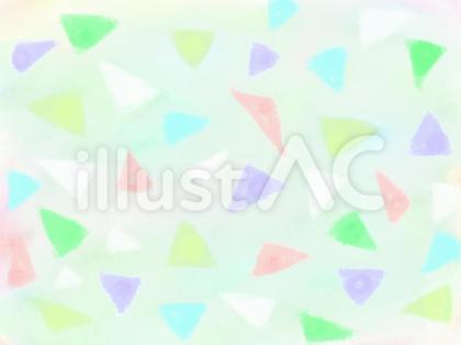 カラフル三角 背景5