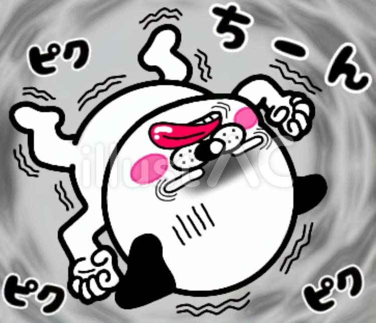 撃沈した犬… 犬,わんこ,哺乳類のイラスト素材