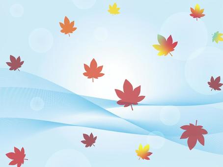 もみじ舞うフレーム もみじ舞うフレーム 秋,もみじ,紅葉,爽やか,フレーム,きれい,おしゃれ,柔らかい,背景,壁紙のイラスト素材