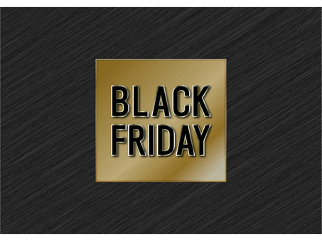 ブラックフライデー背景5 ブラックフライデー,黒,銀,11月,セール,フレーム,背景,シンプル,シック,大人っぽいのイラスト素材