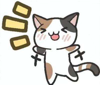 喜び三毛猫 三毛猫,三毛,猫,動物,喜びのイラスト素材