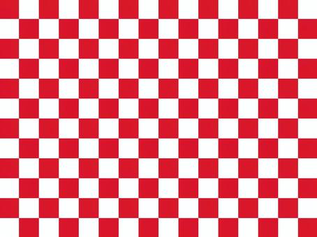 紅白のめでたい市松模様背景 市松,パターン,和,柄,模様,文様,紋様,壁紙,めでたい,和風のイラスト素材