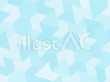 水色の幾何学模様が織りなす抽象画1152