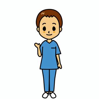 女性医療スタッフ　全身 医療,スタッフ,女性,医者,笑顔,看護師,先生,介護士,医師,歯科医のイラスト素材