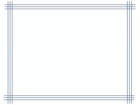 シンプルな青色の背景 線,三本線,フレーム,枠,タイトル,見出し,飾り,装飾,背景,柄のイラスト素材