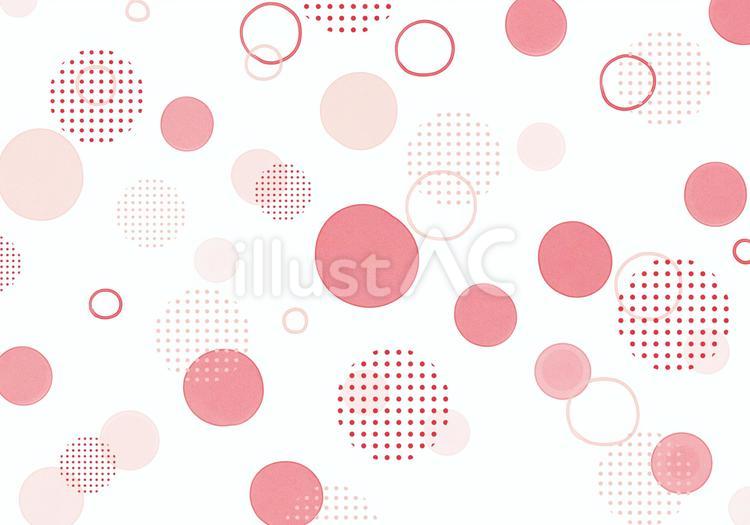 水玉のかわいい背景 ドット,かわいい,パステルのイラスト素材
