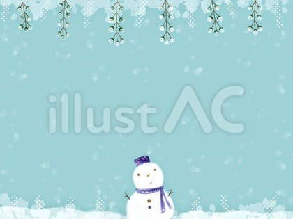 寒空の雪だるま3