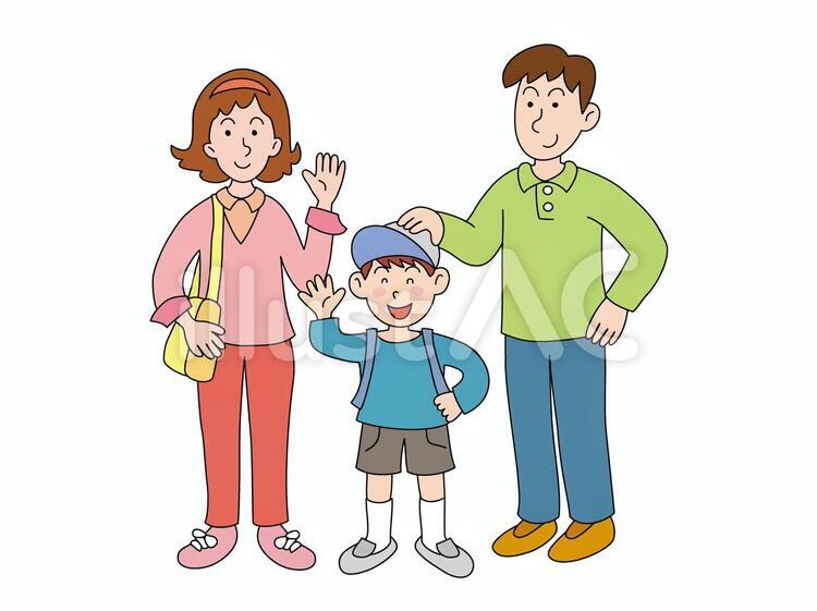 ピクニック家族 家族,ファミリー,familyのイラスト素材