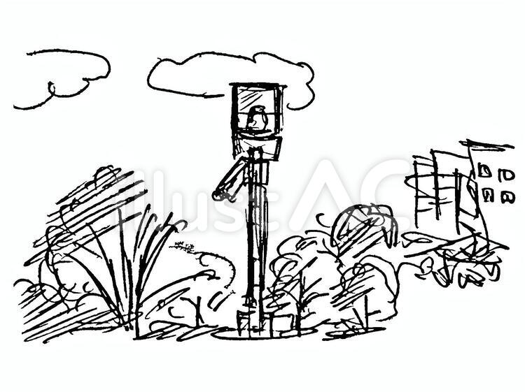 風景 風景 背景,景色,街並みのイラスト素材