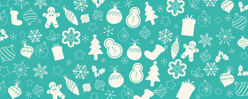 Illustration, christmas, ornament, pattern, 