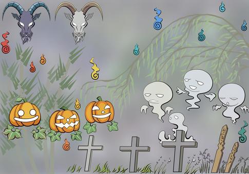 Illustration, хэллоуин, призрак, фестиваль, 