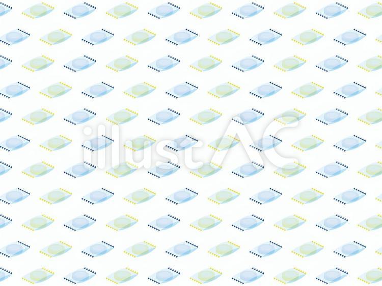 熱中症タブレット柄2(交互) 塩飴,熱中症対策,塩分補給のイラスト素材