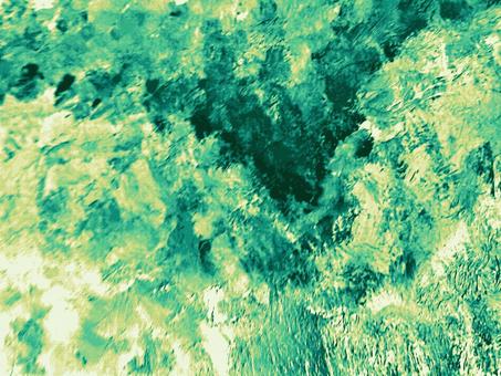 グリーンの荒々しい筆跡 ブラシストローク,筆跡,抽象的,アブストラクト,テクスチャ,背景,壁紙,緑,黄緑,ライムグリーンのイラスト素材