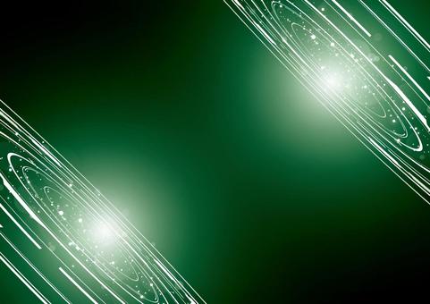 近未来なデジタルテクノロジーのイメージ デジタル,サイバー,リング,テクノロジー,光,パーティクル,スタイリッシュ,緑色,背景のイラスト素材