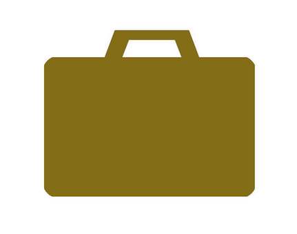 ビジネスバッグシルエット ビジネスバッグシルエット ビジネス,バッグ,かばん,買い物,ファッション,おしゃれ,シルエット,仕事,転職,就活のイラスト素材