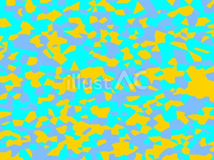 柔らかなオレンジとブルーのモザイク模様 現代アート,芸術,モザイクのイラスト素材