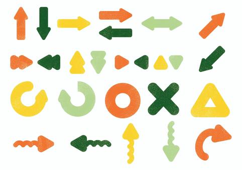 Arrow set 2, JPG and PNG Arrow set 2, arrow, mark, figure, JPG and PNG