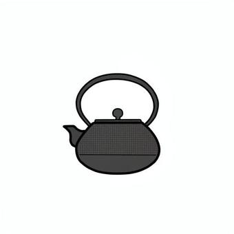 鉄瓶 鉄瓶,鉄器,シンプル,手描き,手書き,イラスト,カット,イメージ,透過,商用のイラスト素材