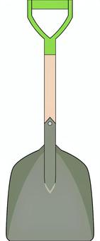 スコップ_shovel 道具,園芸,農業,スコップ,大型のイラスト素材