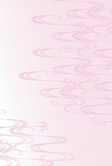 ピンクの流水紋の和風のハガキサイズの背景 ピンクの流水紋の和風のハガキサイズの背景 背景,和風,和柄,流水紋,ピンク,グラデーション,年賀状,日本,伝統,和モダンのイラスト素材