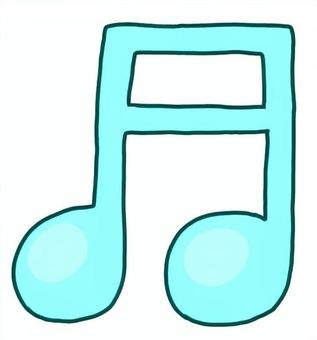 音符アイコン青