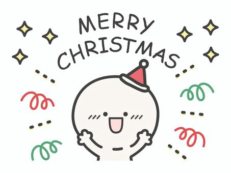クリスマスのシンプル人物・棒人間 クリスマス,棒人間,人物,メリークリスマス,キラキラ,クリスマスパーティー,クリスマスカード,12月,冬,行事のイラスト素材
