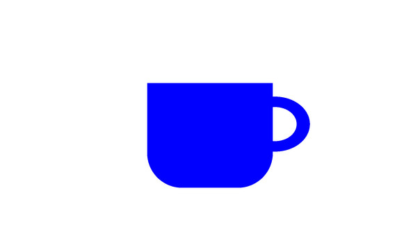 Cup (blue icon), , JPG and PNG