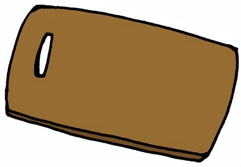 まないた（茶） まな板,料理,調理,切る,木製,木,キッチン,クッキング,雑貨,用具のイラスト素材